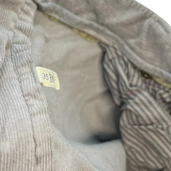 Faherty Stretch Corduroy Pants Gray Size 35 - Picture 11 of 12